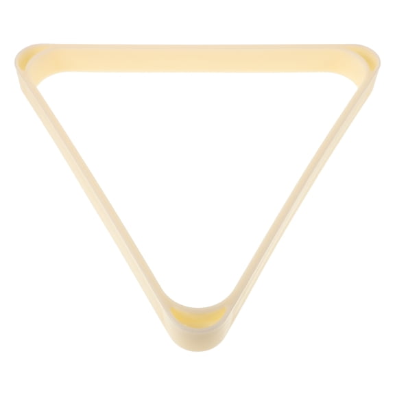 AURARMLET Pool Table Triangle Rack Billiard Ball Storage Rack ABS White Accurate Placement 1Pcs