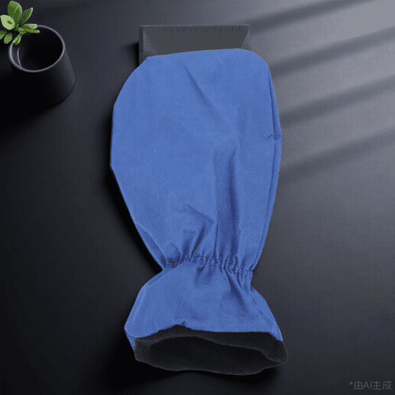 AURARMLET Portable Car Ice Scraper Glove, Non-Scratch Windshield Snow Removal Mitt for Auto , Winter Frost Tool