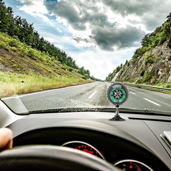 AURARMLET Marine Compass Sphere Shape with ABS Material for Car Boat Dashboard Mount