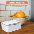 AURARMLET Gray Large Capacity Portable Tissue Box with Retro Design for ...