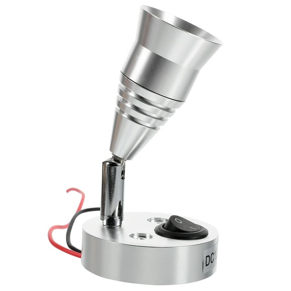 AURARMLET Portable Lamp for Daily Use RV Light Indoor Aluminum Silver 1Set