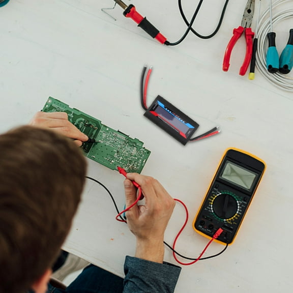 AURARMLET Digital Power Consumption Meter with Current Voltage Testing and Battery Function