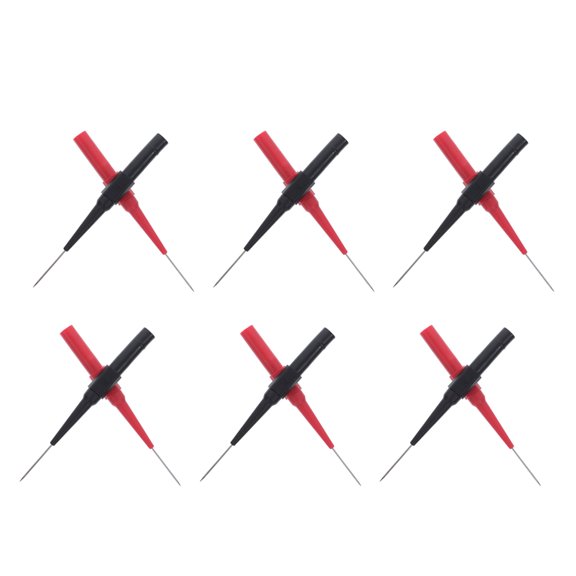 AURARMLET Precision Electrical Test Probes, 12-Pack Metal Tips for Multimeter Use