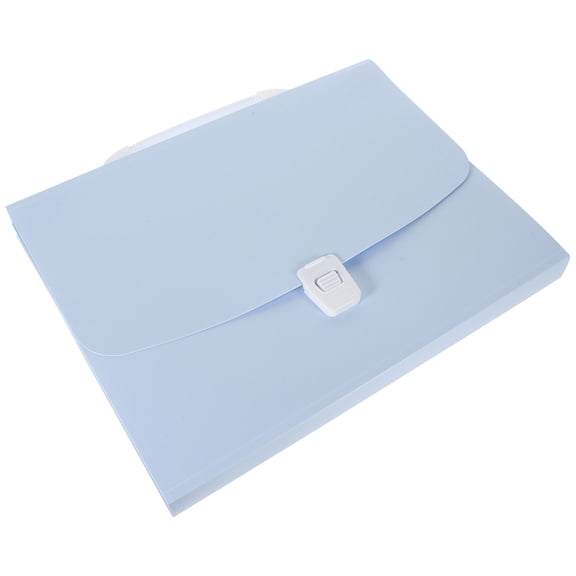 AURARMLET Purple Plastic Multi Pocket Folder for Money and Document Storage and Travel