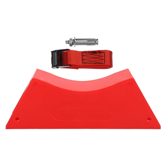 AURARMLET Gas Cylinder Support Strap Red Anti Tip Safety Fixing Bracket for Industrial Use