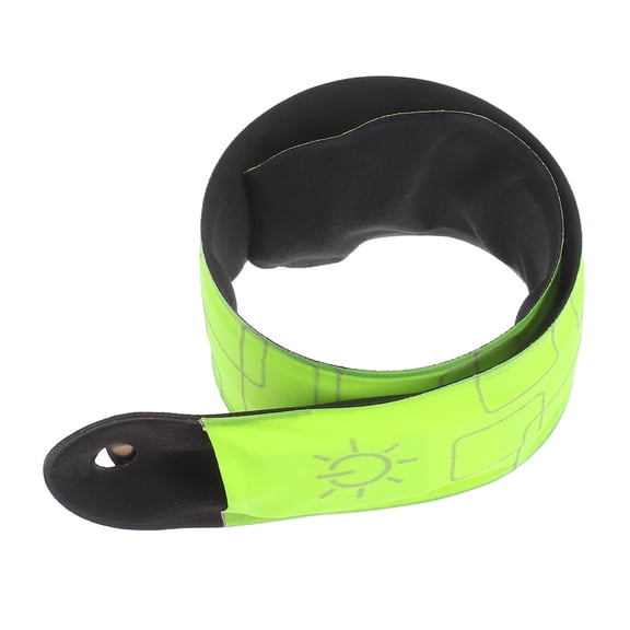 AURARMLET Reflective Arm Bands For Night Walking LED Night Running Wristband Light Green Cloth Safety Enhancement 4pcs