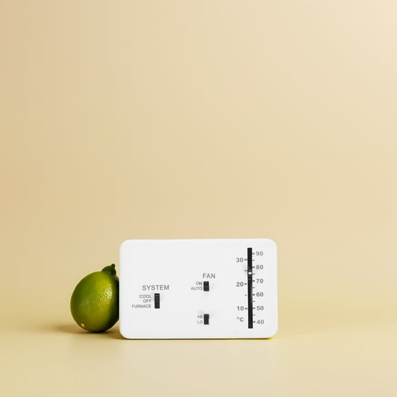 AURARMLET Room Thermostat White ABS Temperature Control for Indoor Temperature Management 1Pack