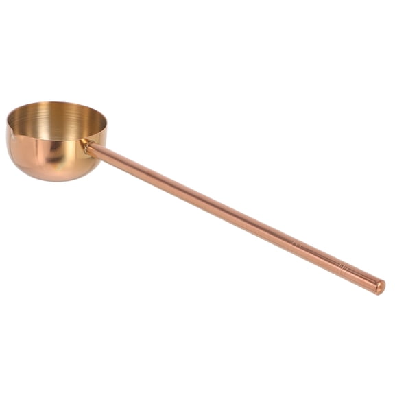 AURARMLET Rose Plated Gold Stainless Steel Ladle for Home Use Multipurpose Kitchen Gadget Comfortable Ergonomic Design