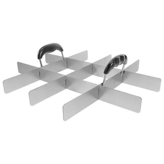 AURARMLET Stainless Steel Cake Divider with Handle for Easy and Safe Lifting, Perfect Baking Tool