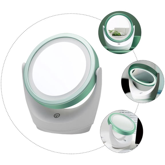 AURARMLET Smart Dimming LED Makeup Mirror with High Definition Glass, Swivel Design for Bedroom and Desktop Use