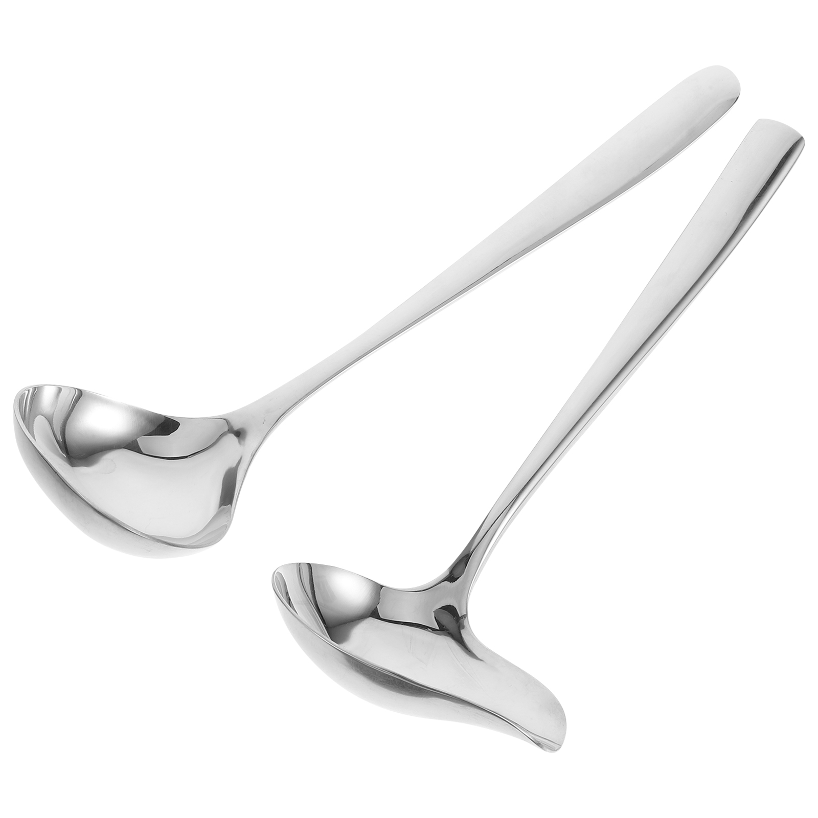 AURARMLET 1Set Stainless Steel Cooking Ladle for Gravy Sauce and Oil