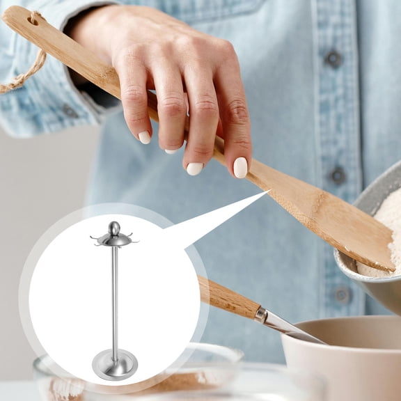 AURARMLET Soup Spoon Holder Kitchen Utensil Holder Stainless Steel Hanging 1Pcs