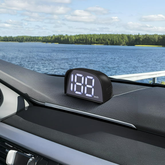 AURARMLET Universal Digital Speedometer for Car Dashboard, Auto Speed Meter Display with Easy Installation