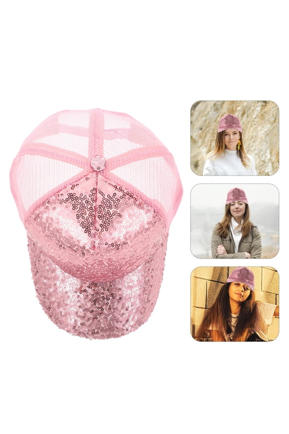 Stylish Pink Baseball Cap for Adults Perfect for Hiking and Sports