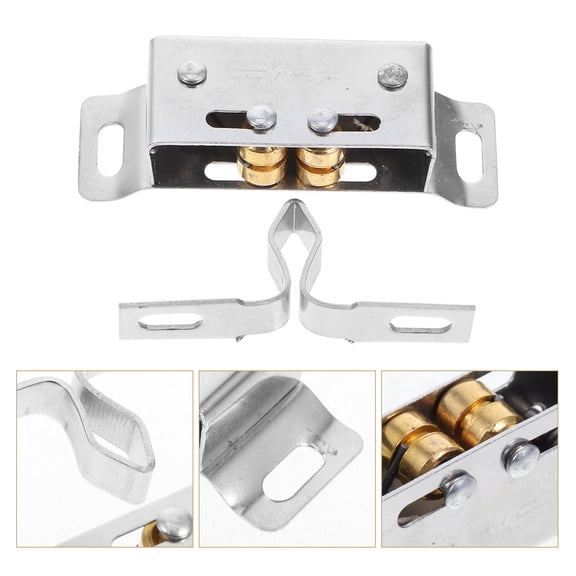 AURARMLET Stainless Steel Door Catch, Quiet , Easy Installation, 10 Pairs for Home, Office, and Shop Use