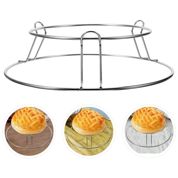 AURARMLET Stainless Steel Bread Cooling Rack for Home Use Elegant Silver .5x15.5 inches