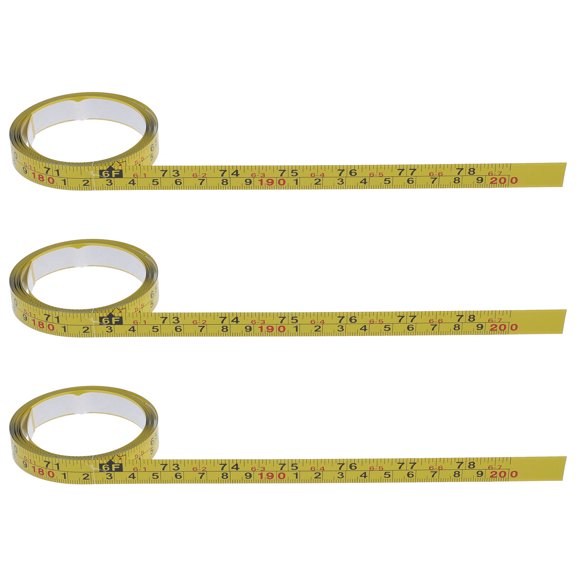 AURARMLET Sticky Steel Measuring Tape with Dual Scale Ruler for Woodworking and Table Saw
