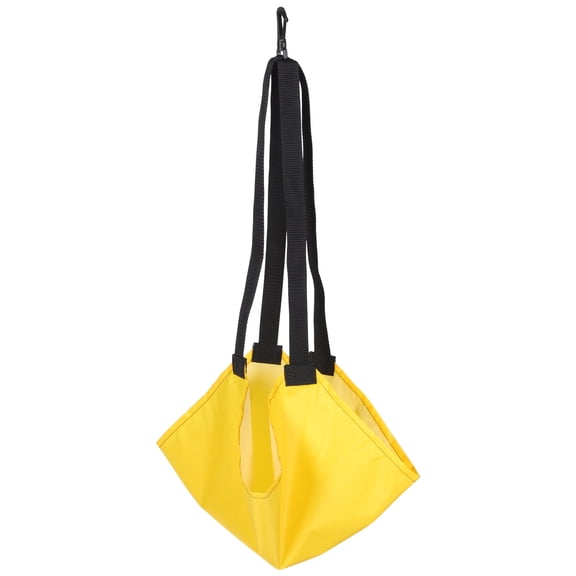 AURARMLET Yellow Neoprene Swim Parachute Resistance Training Gear Set for Swimming Workout and Strength Training 17.7×17.3×17.3in