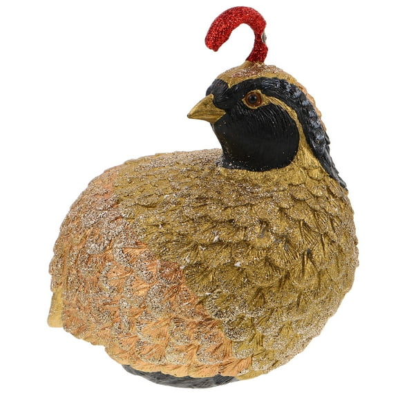 AURARMLET Realistic Resin Turkey Figurine Multicolor Tsgiving Tabletop Centerpiece Decor