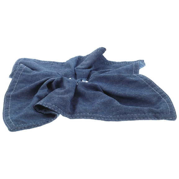 AURARMLET Thick Curly Hair Large Denim Scrunchie with Stretch Elastic Band for Comfortable Styling