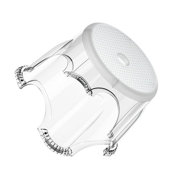 AURARMLET Thickened Step Stool for Toilet and Pet Use, Transparent Non- Foot Stool, and 1 Piece