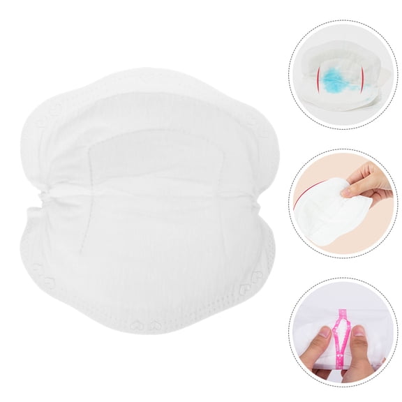 AURARMLET Maternity Pads Super Absorbent White Non-Woven Comfortable 24Pcs