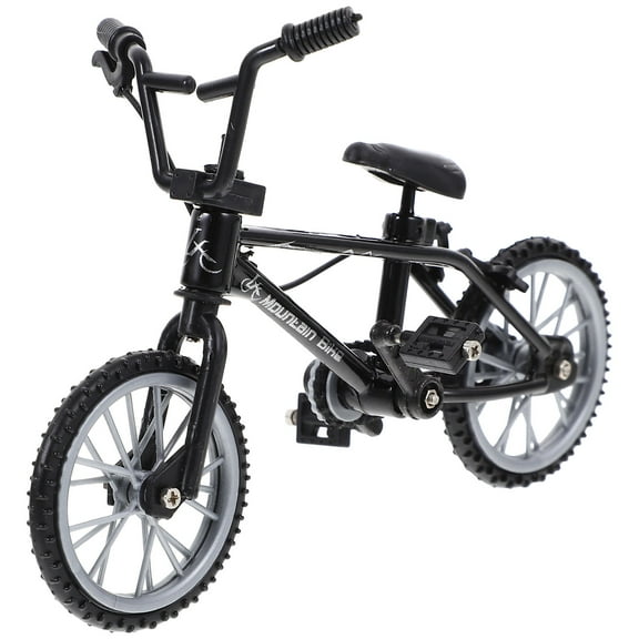 AURARMLET Miniature Bike Model Metal Tiny Bike Collectible for Scene Creation and Display 1 Set