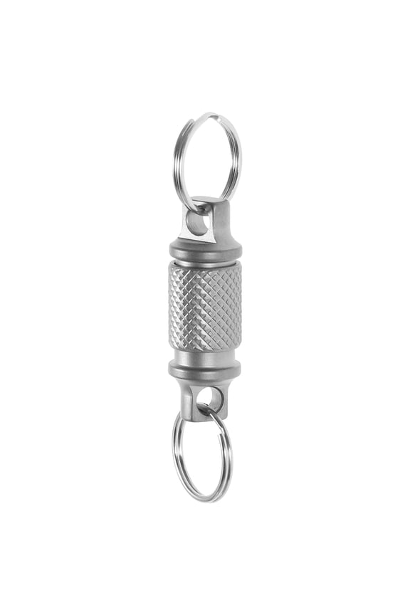 Titanium Alloy Quick Detach Keychain with Swivel Design for Easy Handling