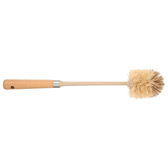 AURARMLET Toilet Bowl Scrubber with Wood Handle, Cleaning Brush for Home and Office, 1 Piece