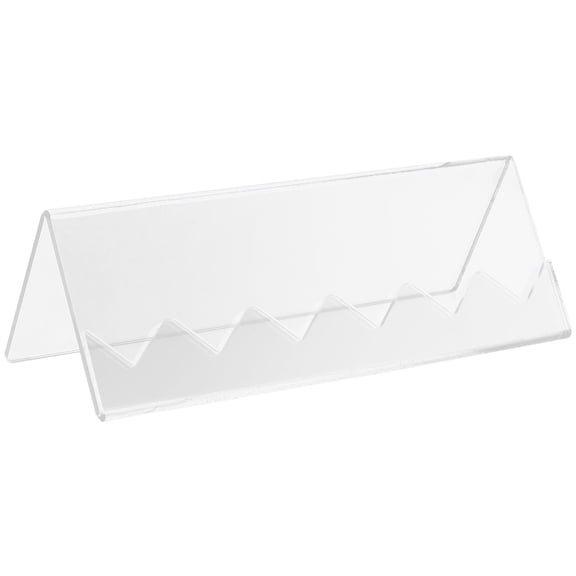AURARMLET Transparent Acrylic Coin Display Rack Storage Stand for Trade Shows and Home Decor