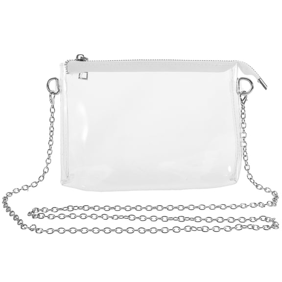 AURARMLET Clear Transparent Crossbody Purse with Adjustable Strap, Stadium Approved for Concerts, Travel, Daily Use and Events