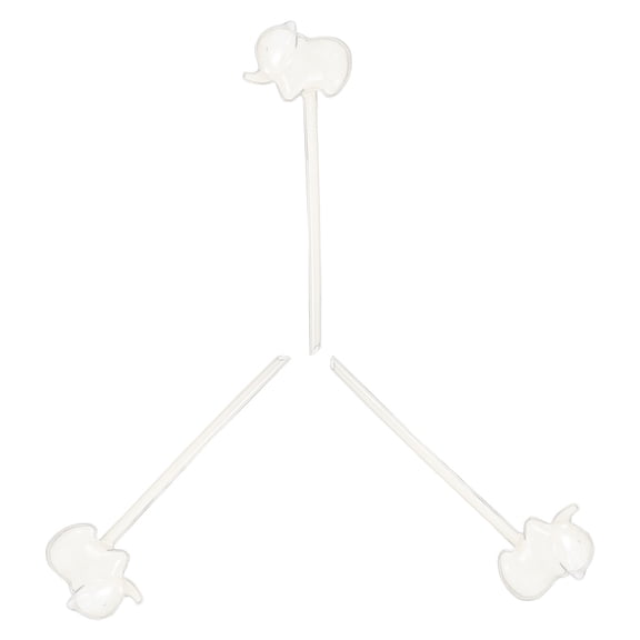 AURARMLET Transparent Elephant Shape Plant Watering Globes Automatic SelfWatering Device for Home Garden 3Pcs