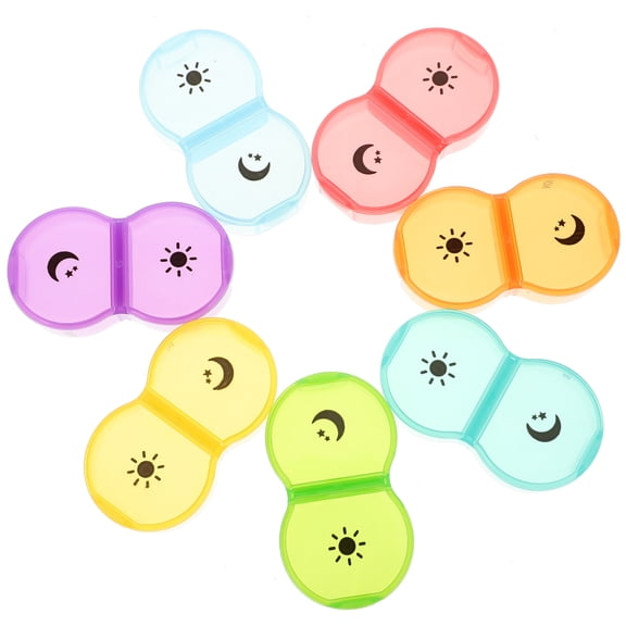 AURARMLET Travel Medication Organizer Assorted Color Plastic Convenient for Pet Use