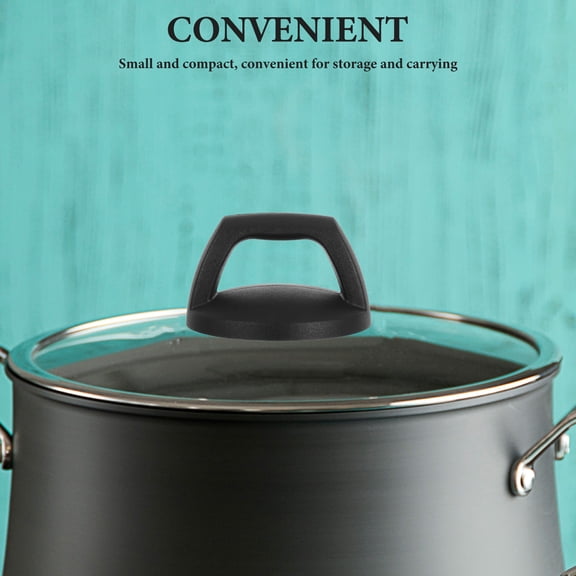 AURARMLET Universal Bakelite Lid Knob Black for Pots Heatproof Easy Install