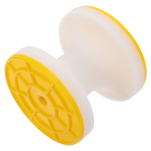 AURARMLET Versatile Yellow Sponge Paint Brushes for Painting Pipes and Scaffolding Durable ABS Material 10 Pack