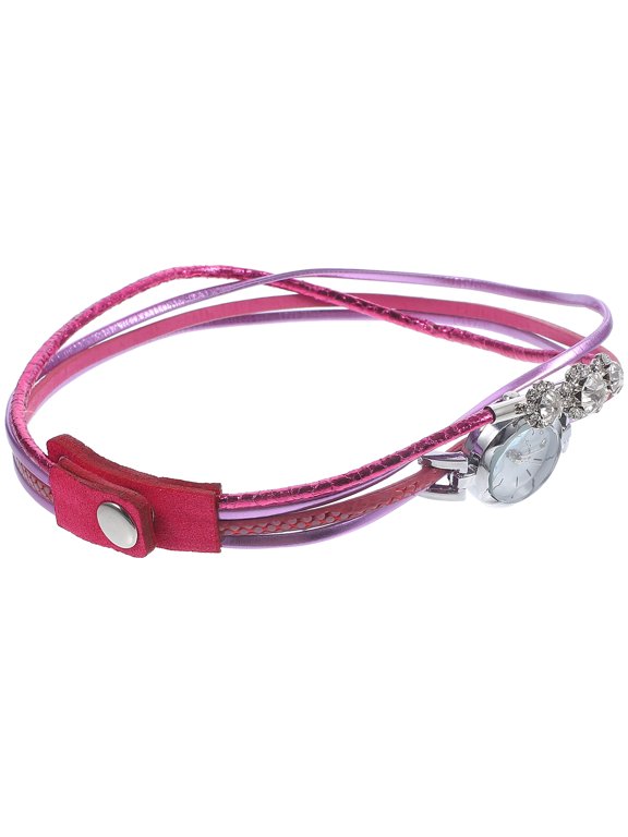 Vintage Womens Watch with Wrap Bracelet and Metal Case Ideal for Cocktail Party Watch and Fall Fashion