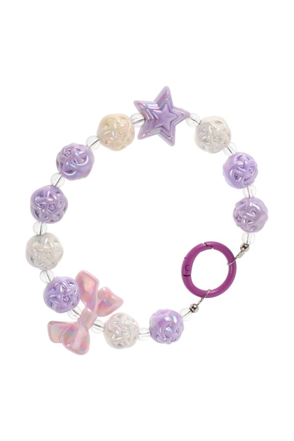 Versatile Violet Keychain Strap and Phone Charm for Stylish Essentials