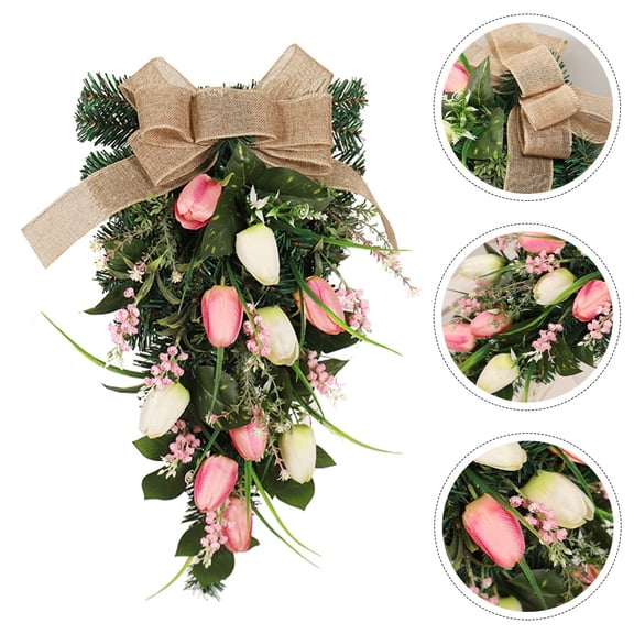 AURARMLET Simulation Tulip Decoration Assorted Color Home Flower Adorn