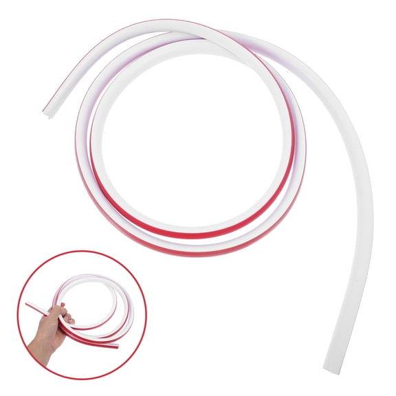 AURARMLET White PVC Wall Corner Protector and Edging Strip for Wall Decoration, Design, 1 Set