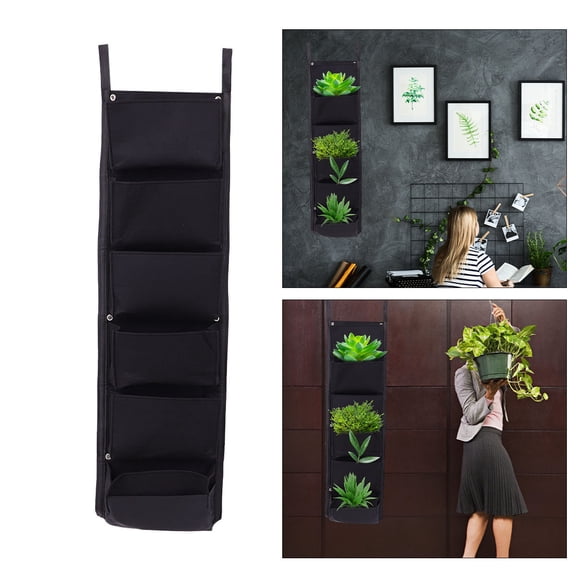 AURARMLET Indoor Wall Growing Bag Set for Gardening with Moisture Retention, Vertical Planter for Herbs and Vegetables