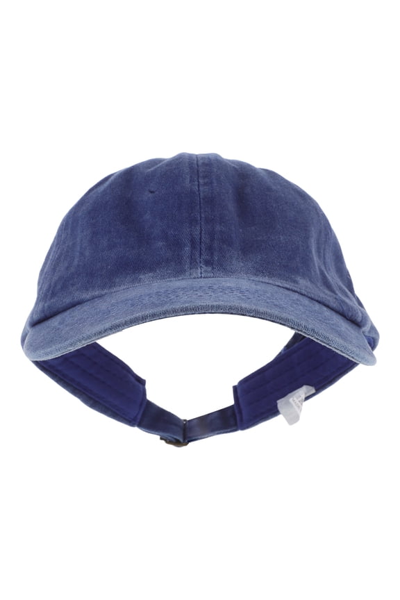 Washed Distressed Baseball Cap Blue Washed Fabric 1Pack