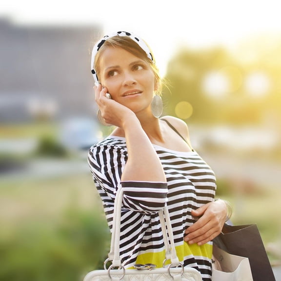 AURARMLET Wave Dot Pattern Hair Hoop for Women, Wide Brim Headband Stylish for Everyday Wear and Decorative Use