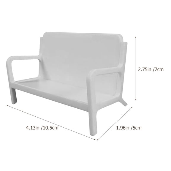 AURARMLET White ABS Business Card Holder with Large Capacity, Stylish Desktop Organizer for Home and Office Use