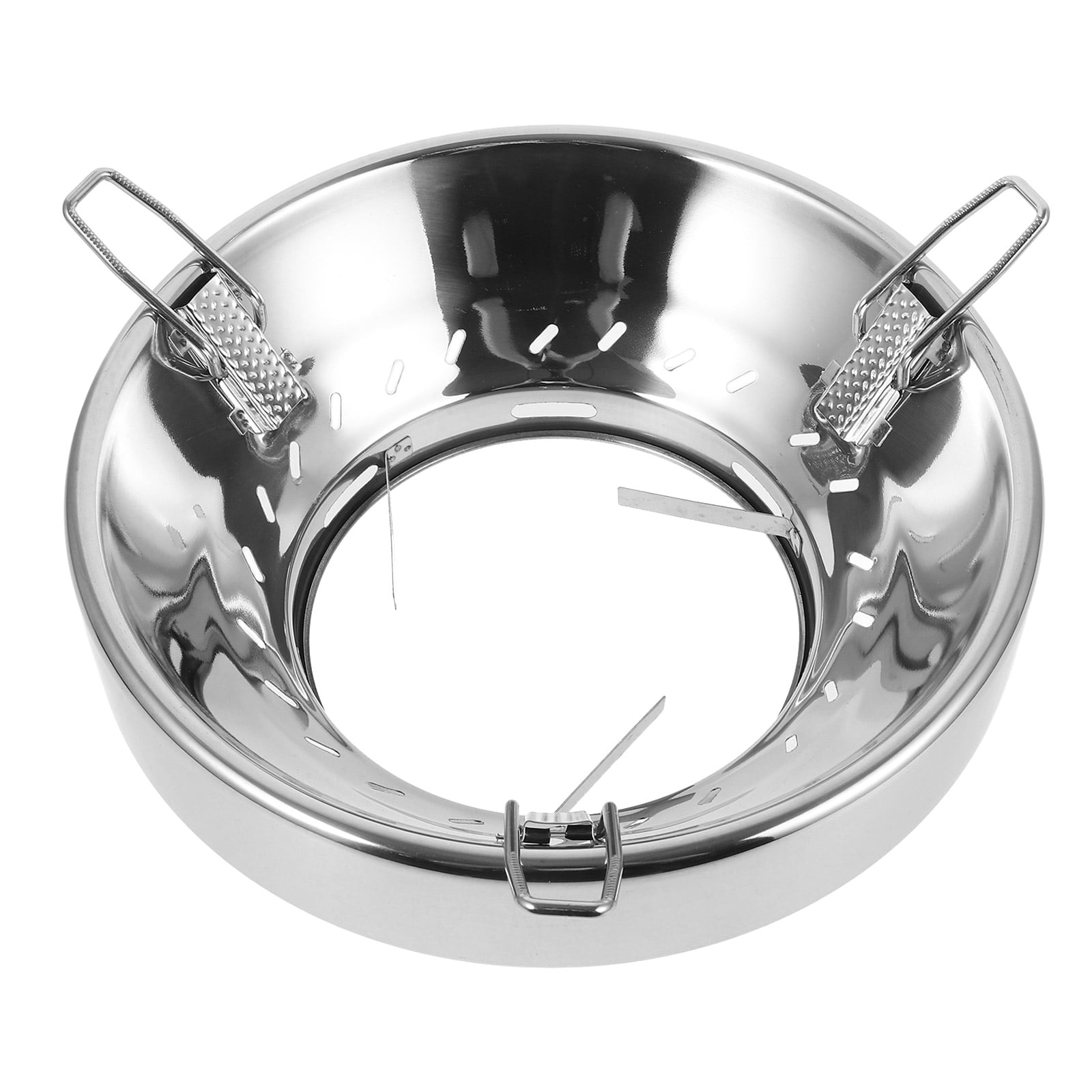 AURARMLET Windproof Stainless Steel Wok Easy Install Kitchen Accessory