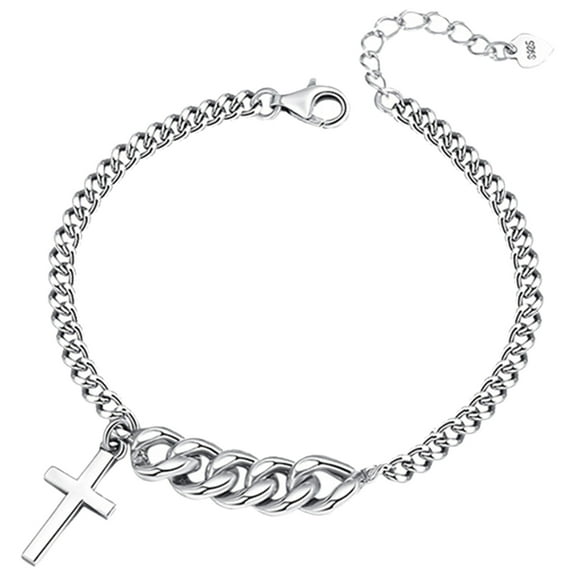 AURARMLET Women's Cross Wrist Bracelet, Stylish Elegant Jewelry with Meaningful Design, Ideal Gift for Her Special Occasion