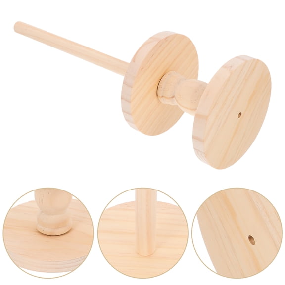 AURARMLET Wooden Donut Stand for Weddings Versatile Display Holder Space Saving Easy Assembly Beige 2pcs
