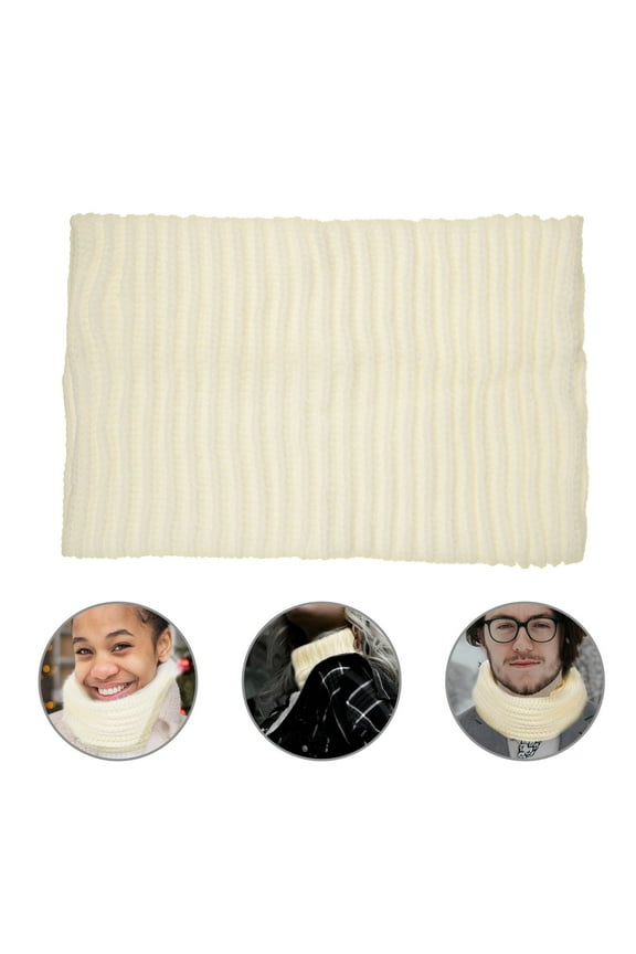 Woolen Loop Neck Gaiter Women 1Pcs Keep Warm Daily Life
