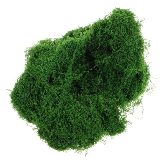 AURARMLET Artificial Moss Sheet Green Fake Grass for Crafts Polyester 1 Pack Decorative