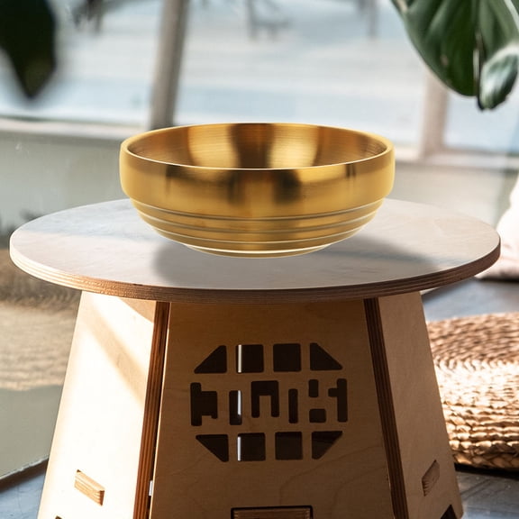 AURARMLET Entryway Key Bowl in Golden Finish for Stylish Key Storage and Home Decoration