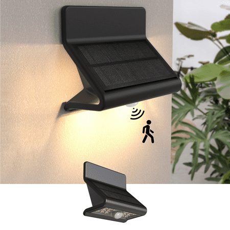 AURAXY Solar Motion Sensor Security Lights, 2.52", 2 Count